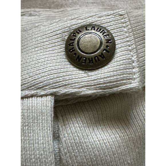 Ralph Lauren Pants Women's Sz 10 Petite Ivory Oyster Derby New Cream Equestrian - Picture 4 of 16